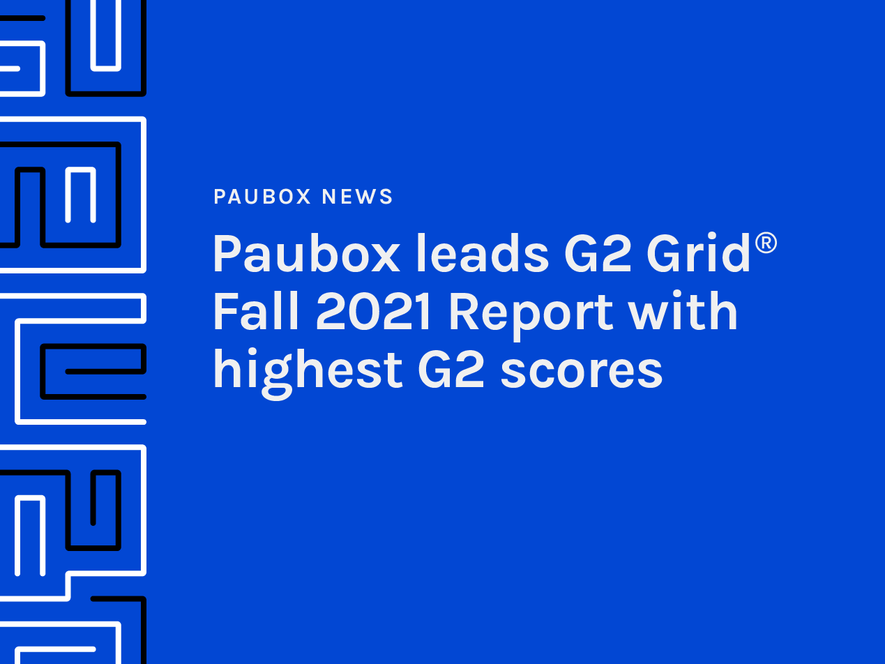 Paubox leads G2 Grid® Fall 2021 Report with highest G2 scores