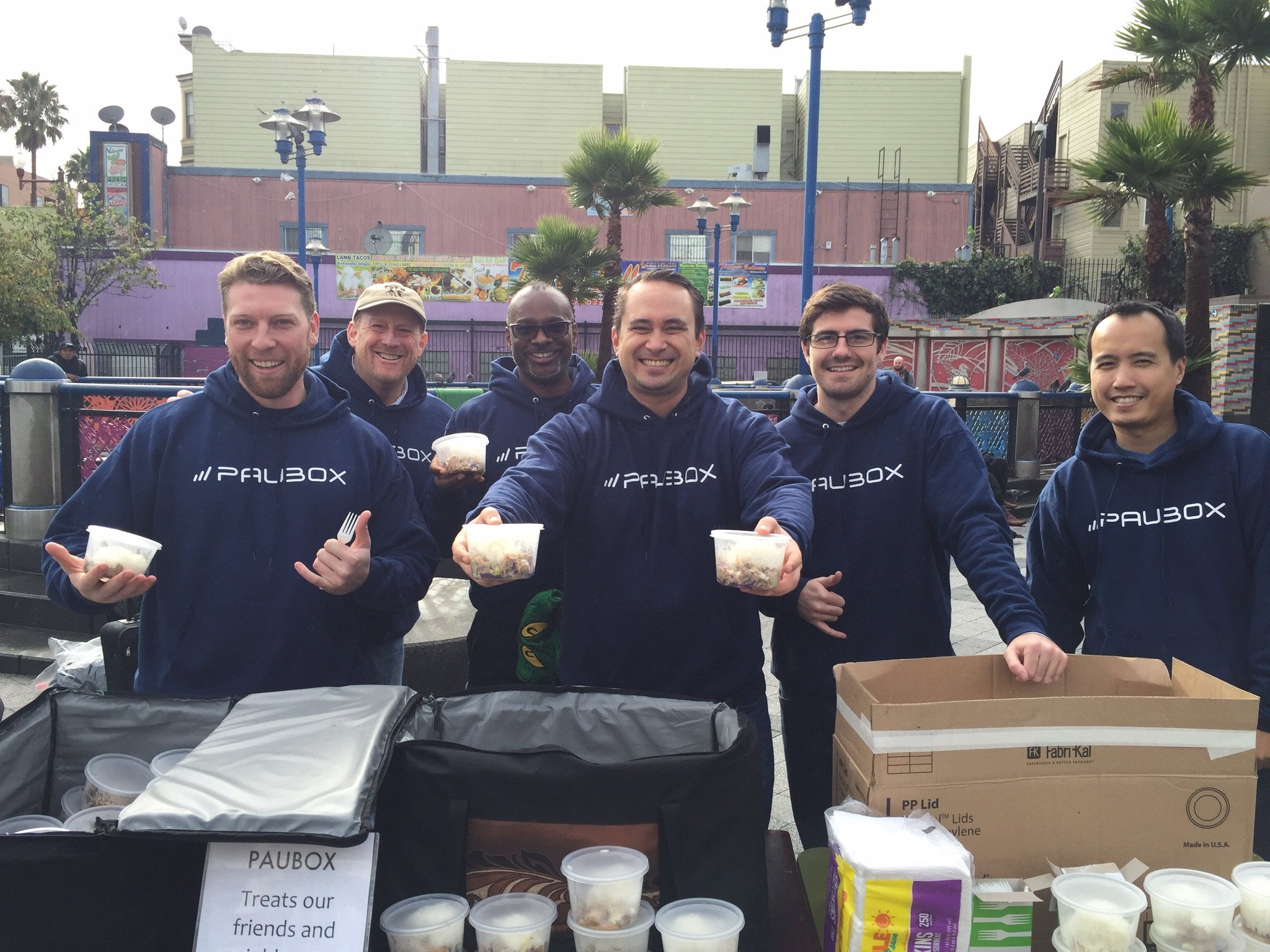 Aloha to the mission: 500 kalua pig and rice bowls