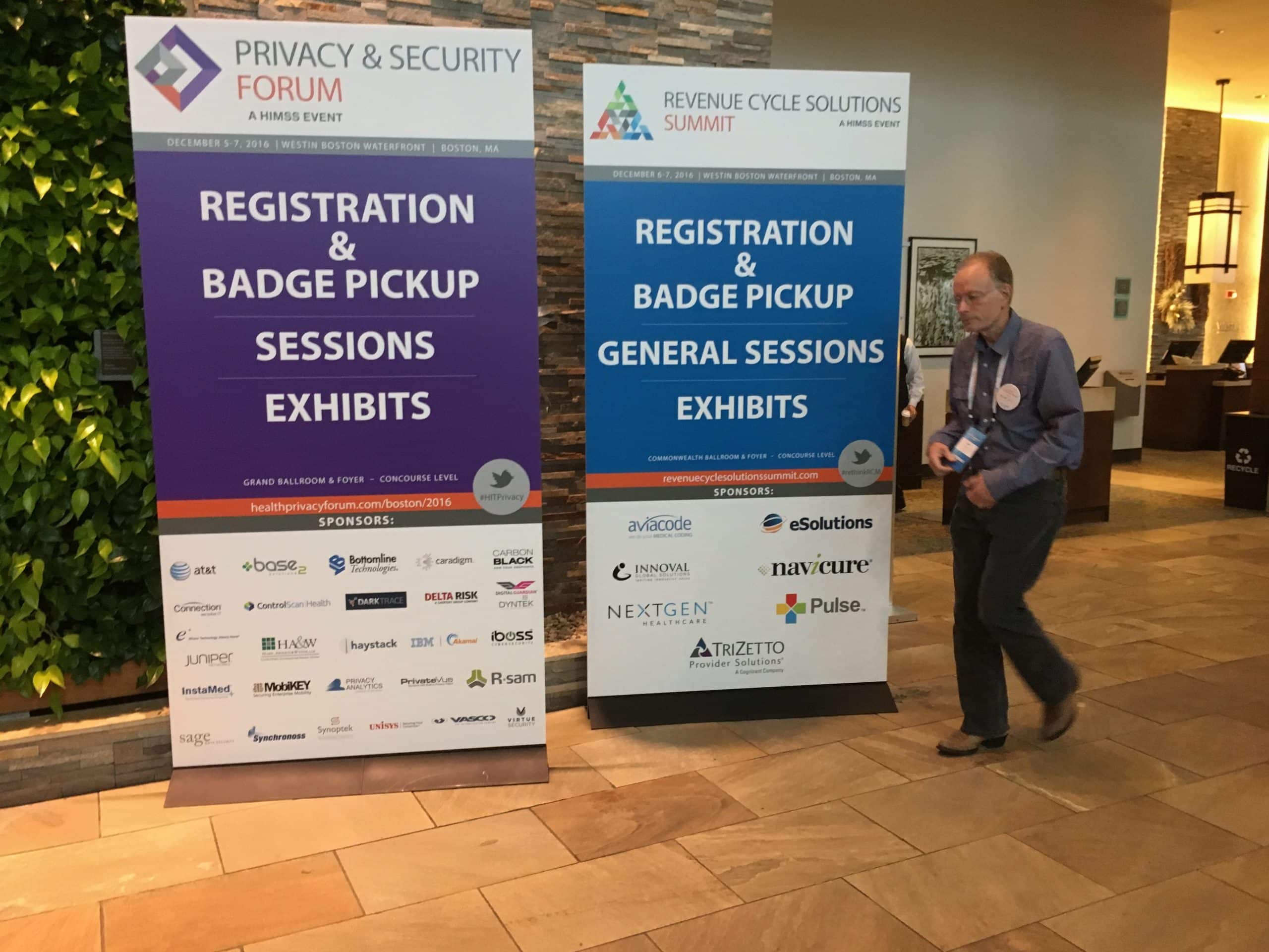 HIMSS Privacy and Security Forum in Boston