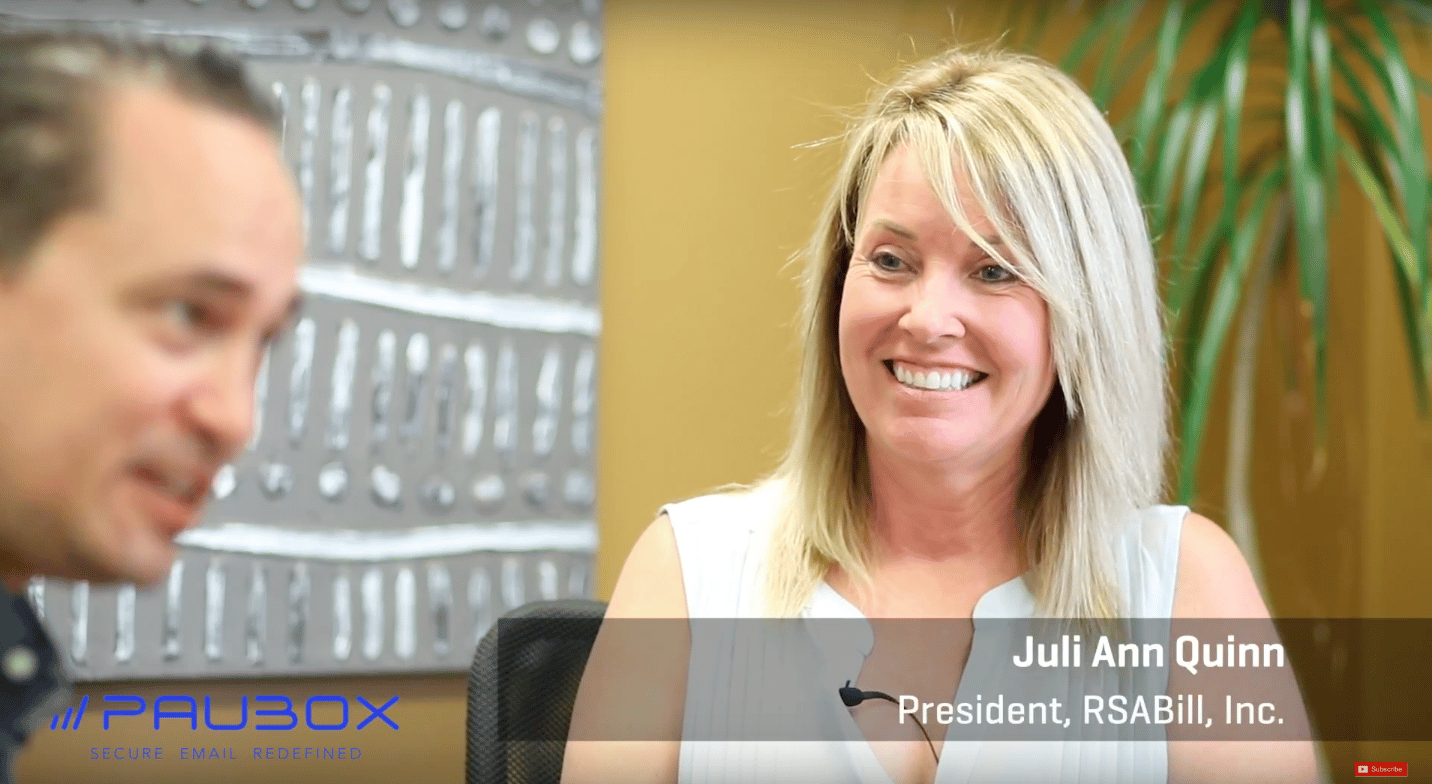 Juli Quinn’s RSABill provides white glove treatment for medical billing through Paubox