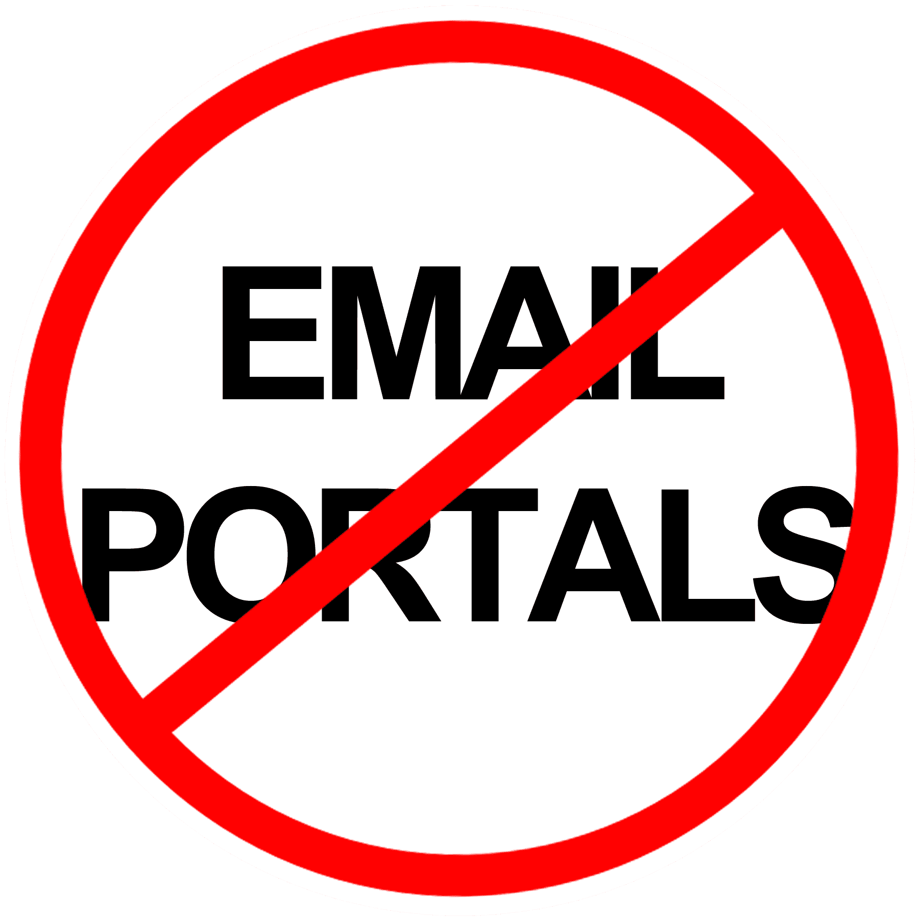 Email portals aren't the answer to secure email