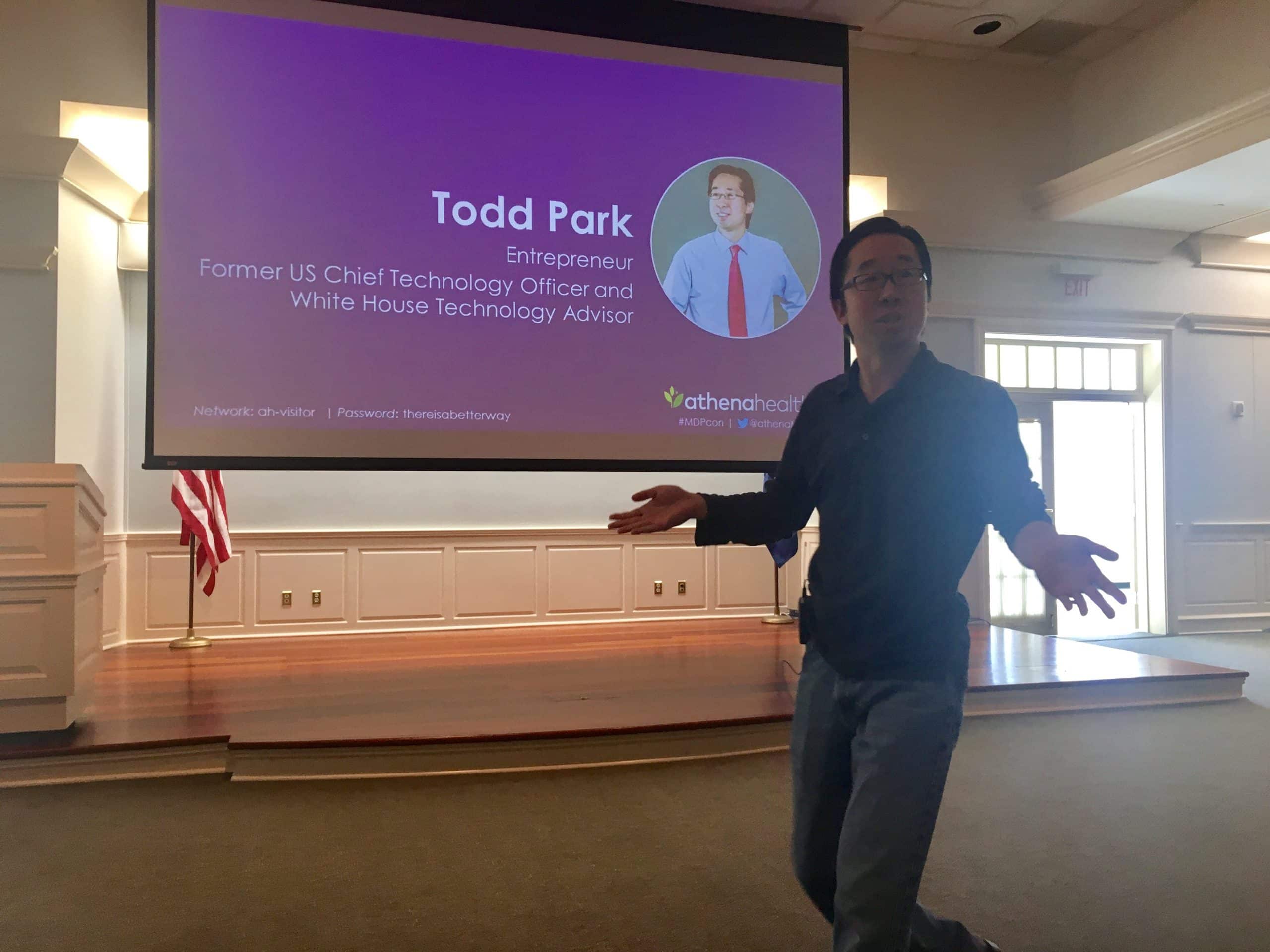 Todd Park: Life is short, work on things that matter - athenahealth MDP