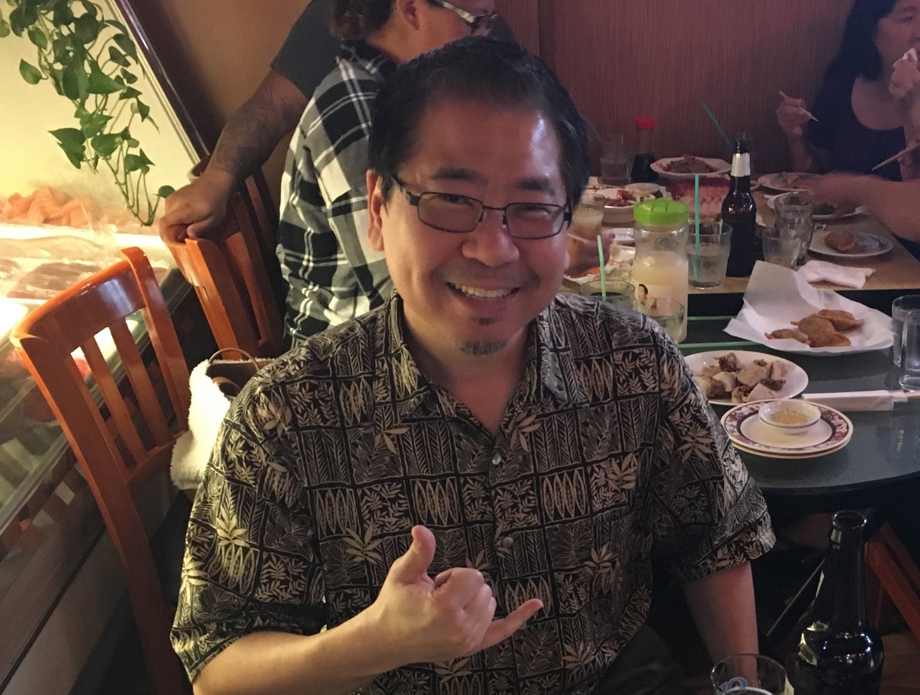 Discussing Paubox Email Suite Plus over dinner with Preston Terada