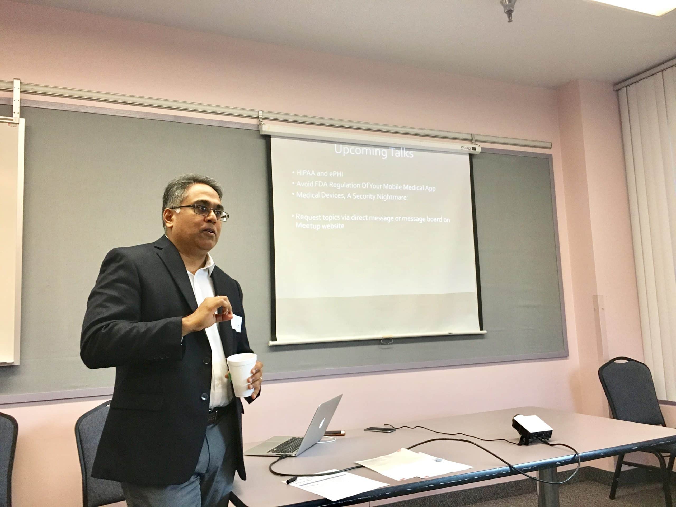 Healthcare technology and compliance meetup