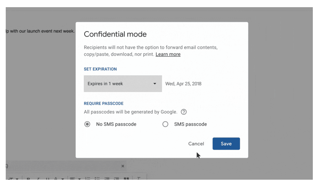 Is Paubox compatible with Gmail Confidential Mode?