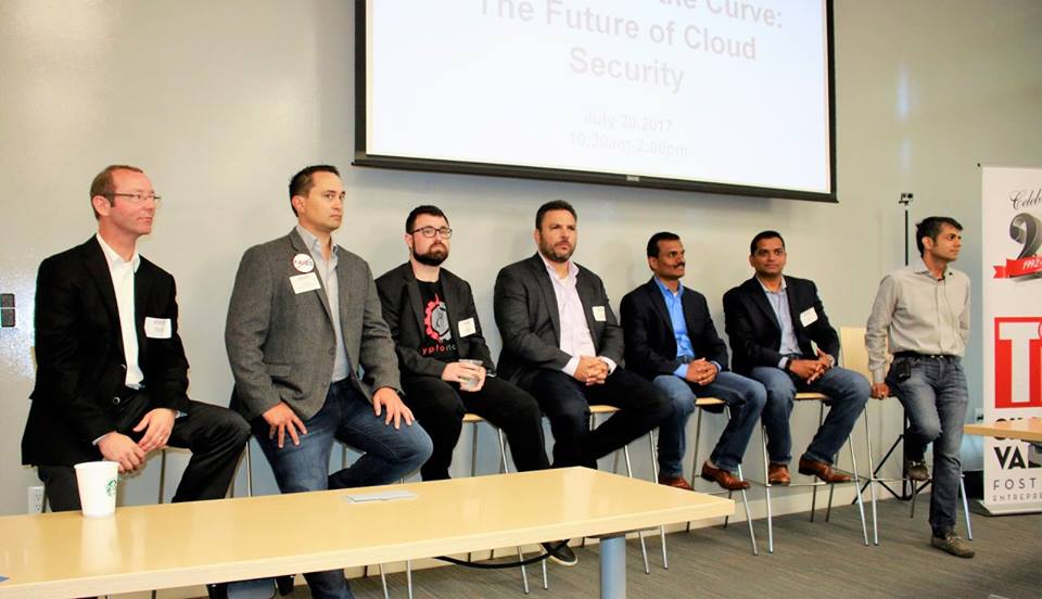Speaking on the future of cloud security at TiE Silicon Valley