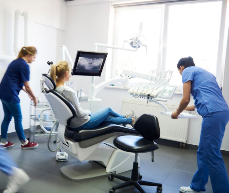 dental staff in office