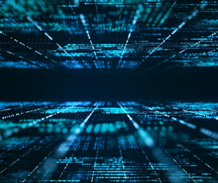 blue digital background
