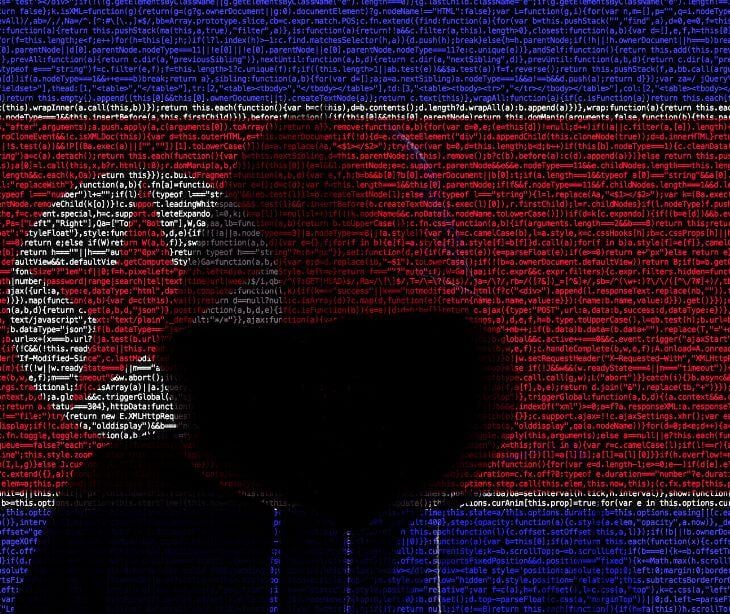 hacker with north korean flag