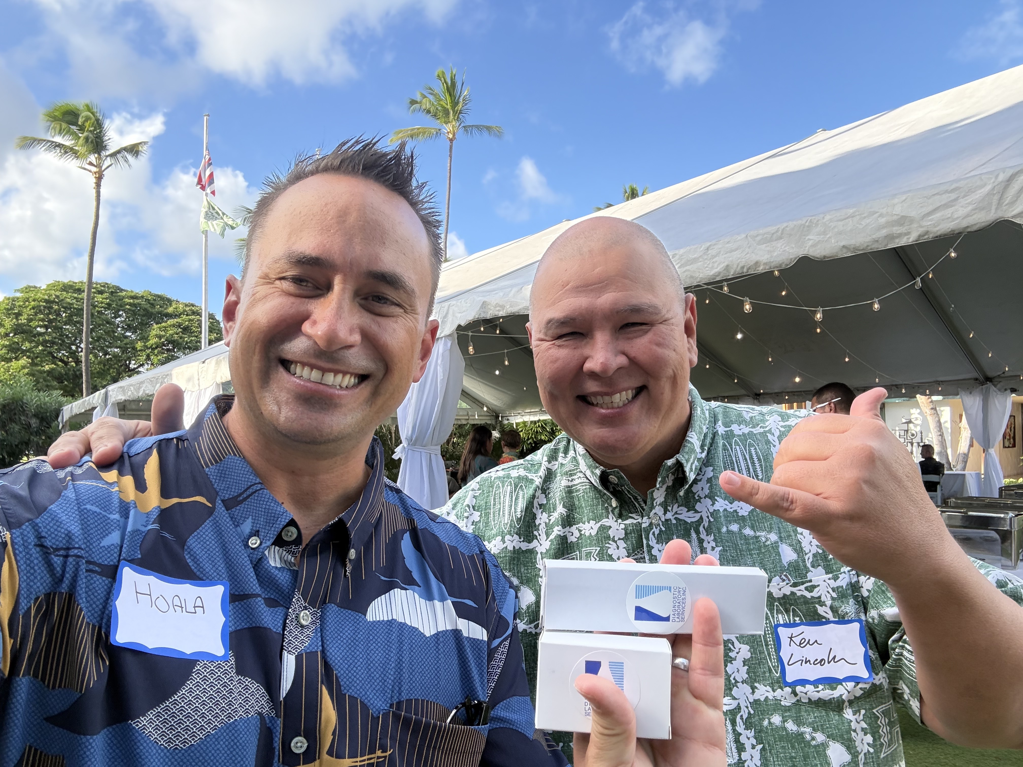Paubox Social Mixer in Honolulu | Hoala Greevy and Ken Lincoln