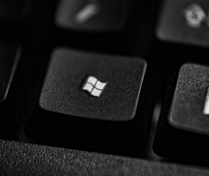 windows key on keyboard
