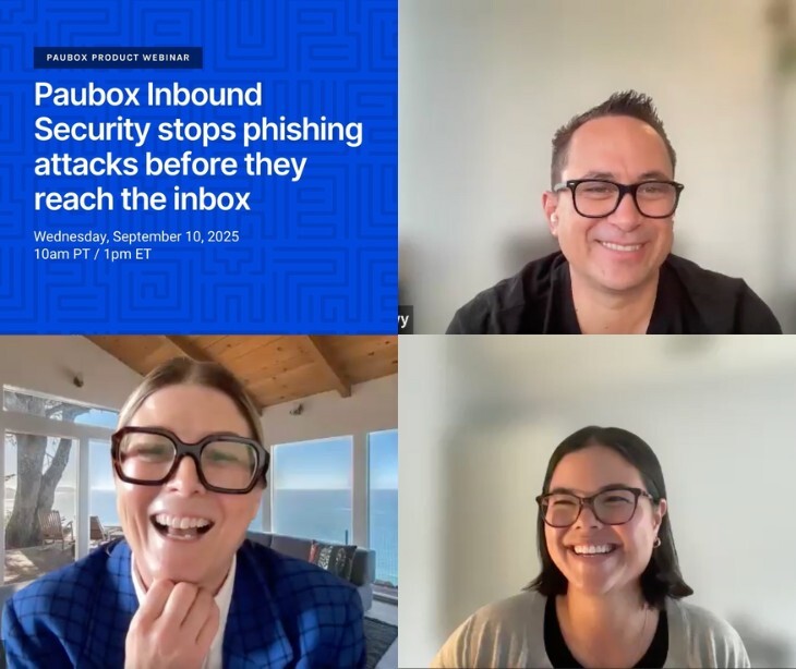 Product Webiner Recap: Inbound Email Security is here
