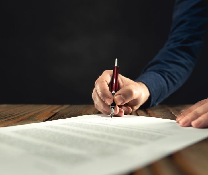 Provisions of a business associate agreement