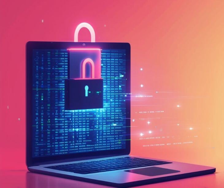 security lock on computer
