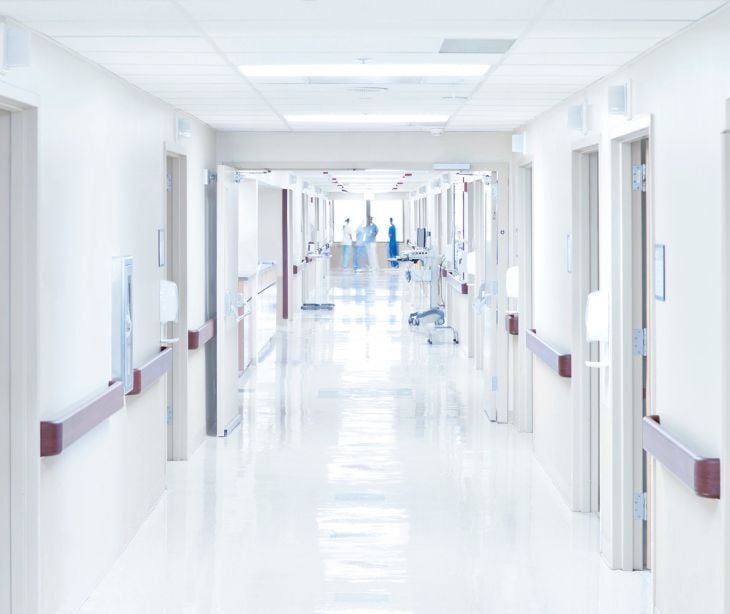 Image of the inside of a hospital.