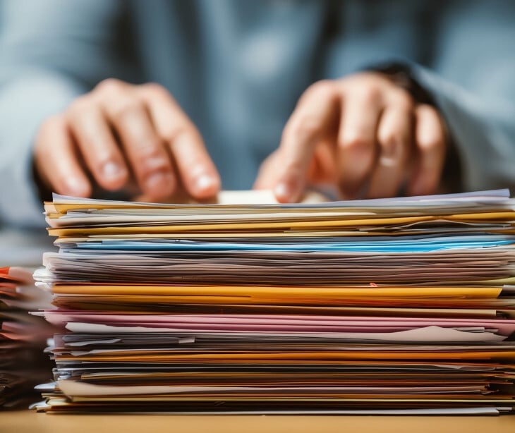 stack of papers