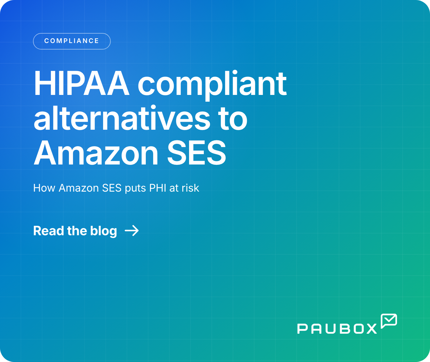 HIPAA compliant alternatives to Amazon SES for sending PHI