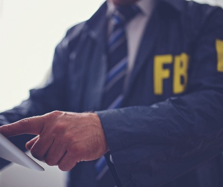 Image of an FBI agent.