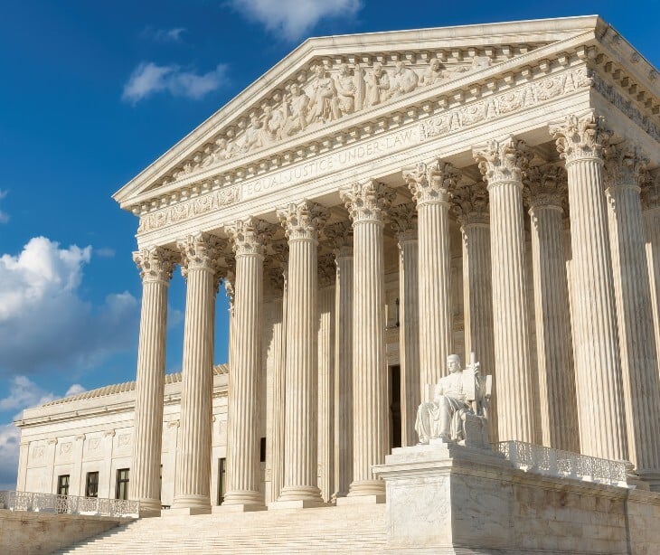 Image of the Supreme Court building. 