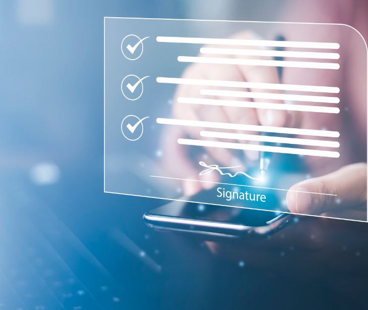 The difference between e-signature and digital signature