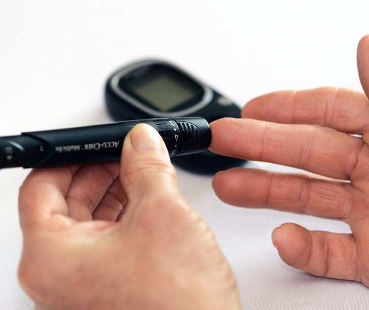 Image of diabetes management equipment. 