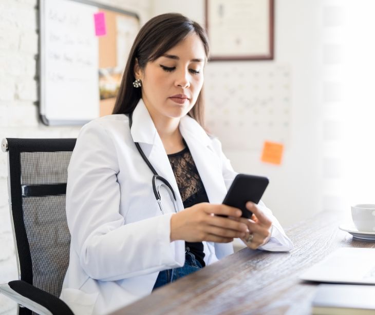 Using HIPAA compliant text messaging to increase patient self-efficacy