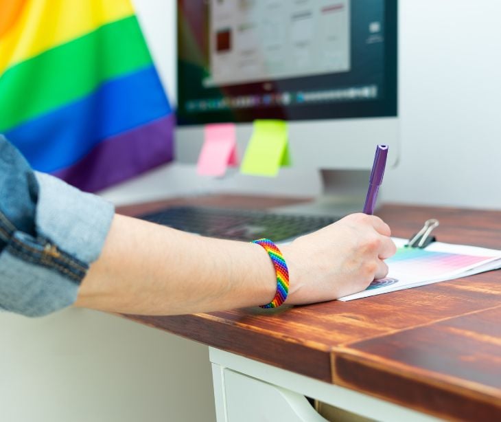 Using secure email to support LGBTQIA+ professional affirmation 