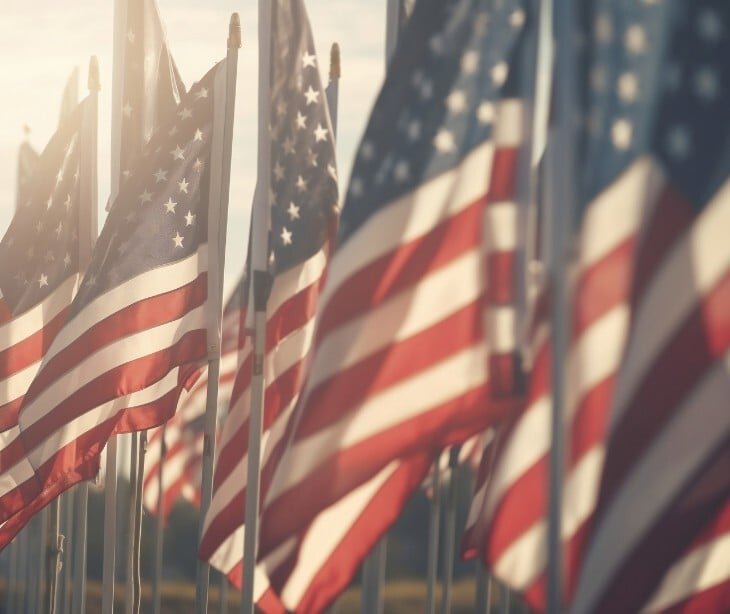 Image of flags. 