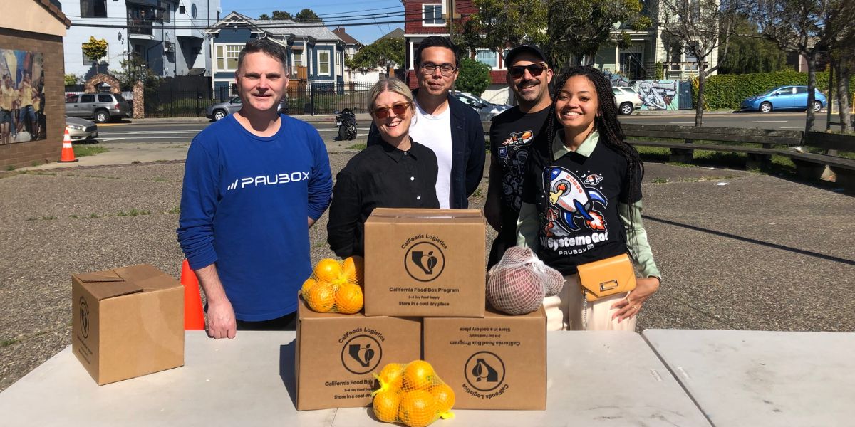 Paubox gives back: Volunteering at West Oakland Library Mobile Food Pantry