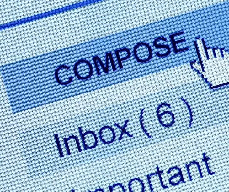 compose button email inbox