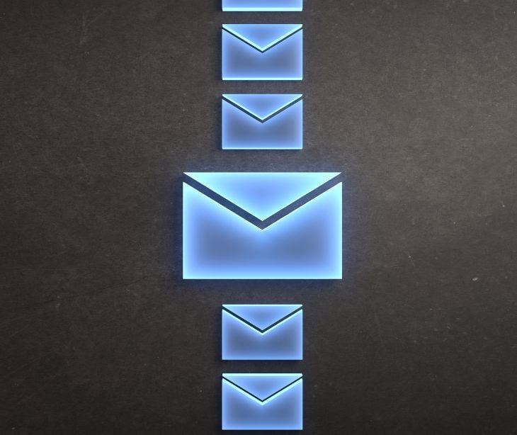 Image of an email icon. 