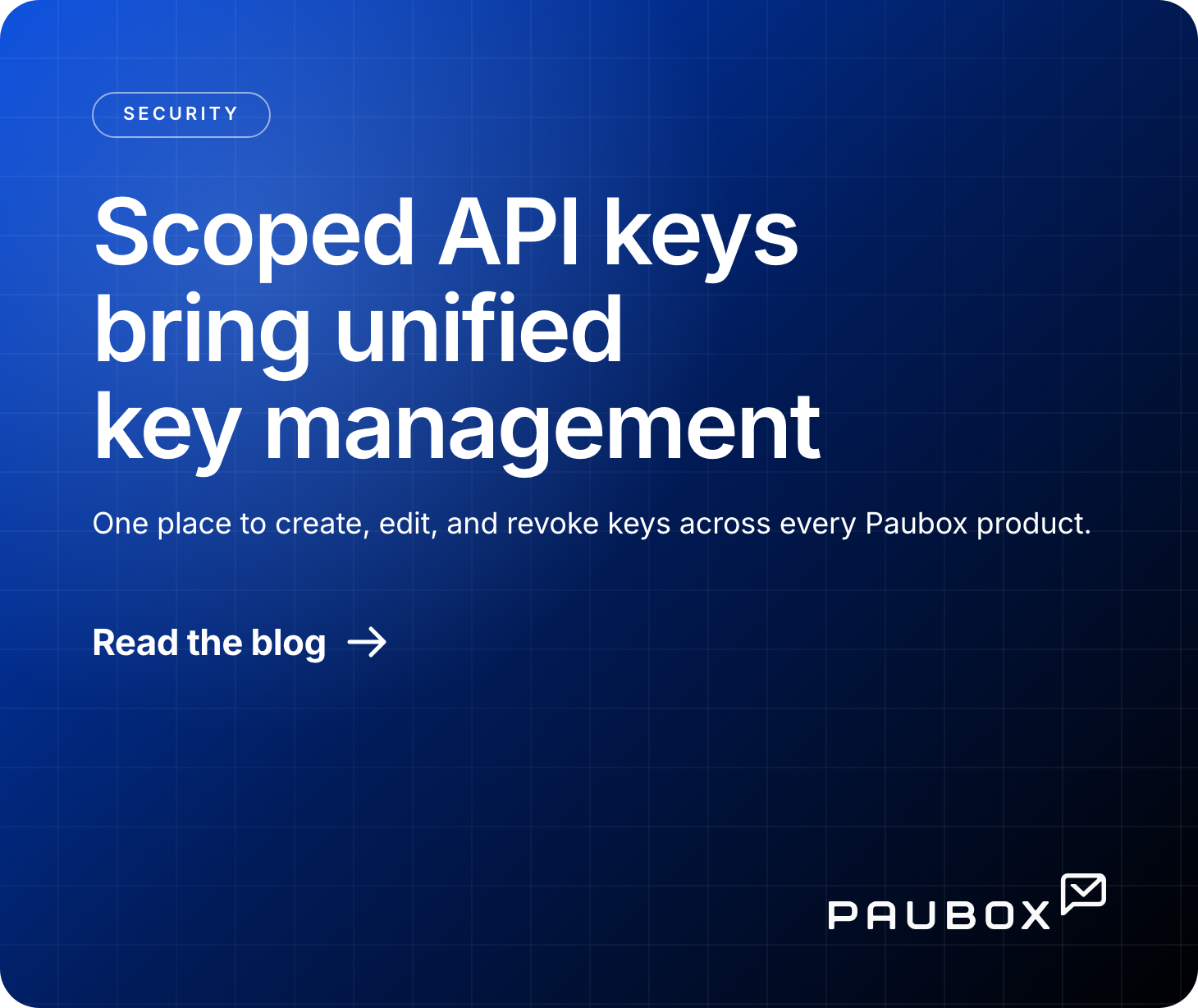Scoped API keys